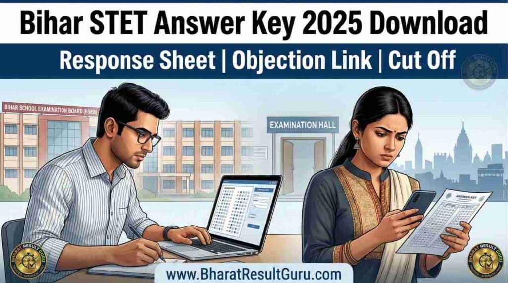 Bihar STET Answer Key 2025 Download Response Sheet