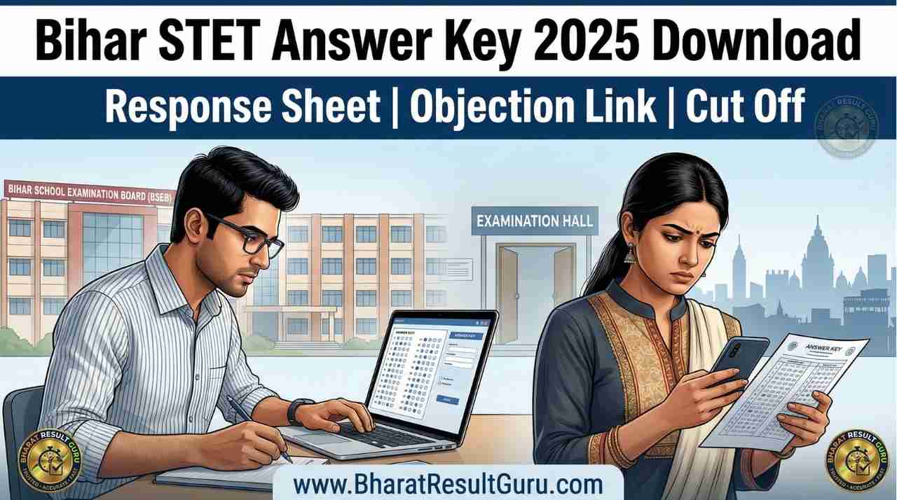 Bihar STET Answer Key 2025 Download Response Sheet