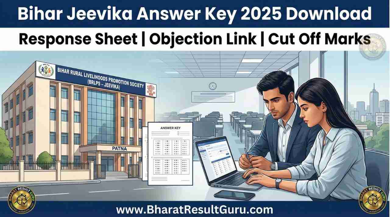 Bihar Jeevika Answer Key 2025 Download Response Sheet