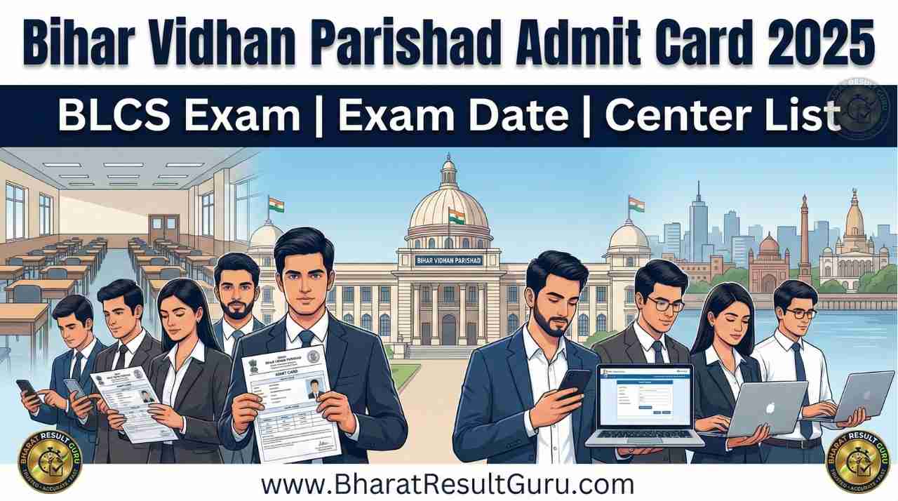 Bihar Vidhan Parishad Admit Card 2025 Download Link