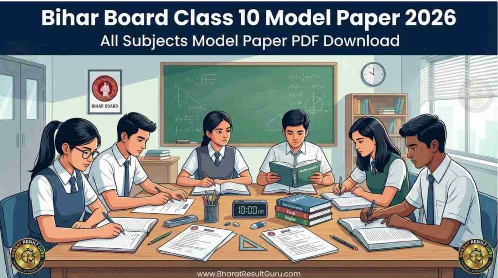 Bihar Board Class 10 Model Paper 2026 Download All Subjects PDF