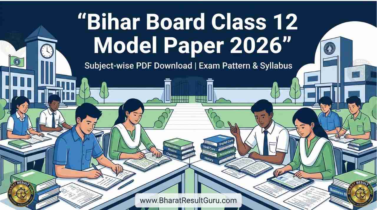 Bihar Board Class 12 Model Paper 2026 Download PDF